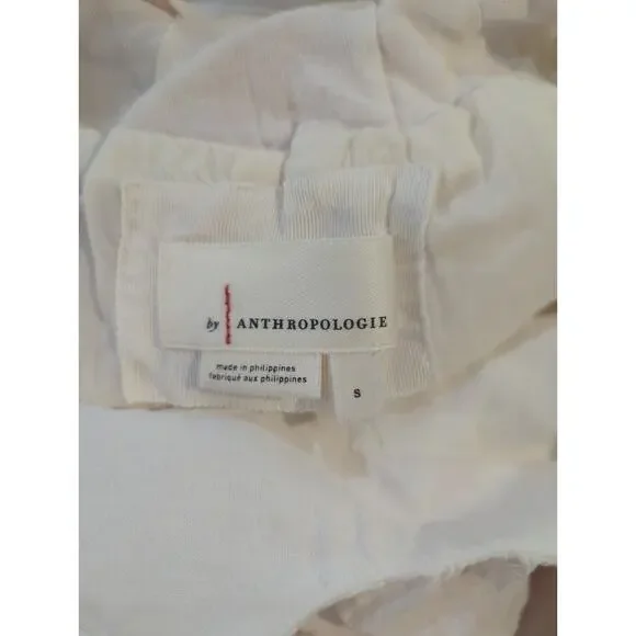 Anthropologie Front Cut Out Linen Blend Maxi Dress - Picture 7 of 7